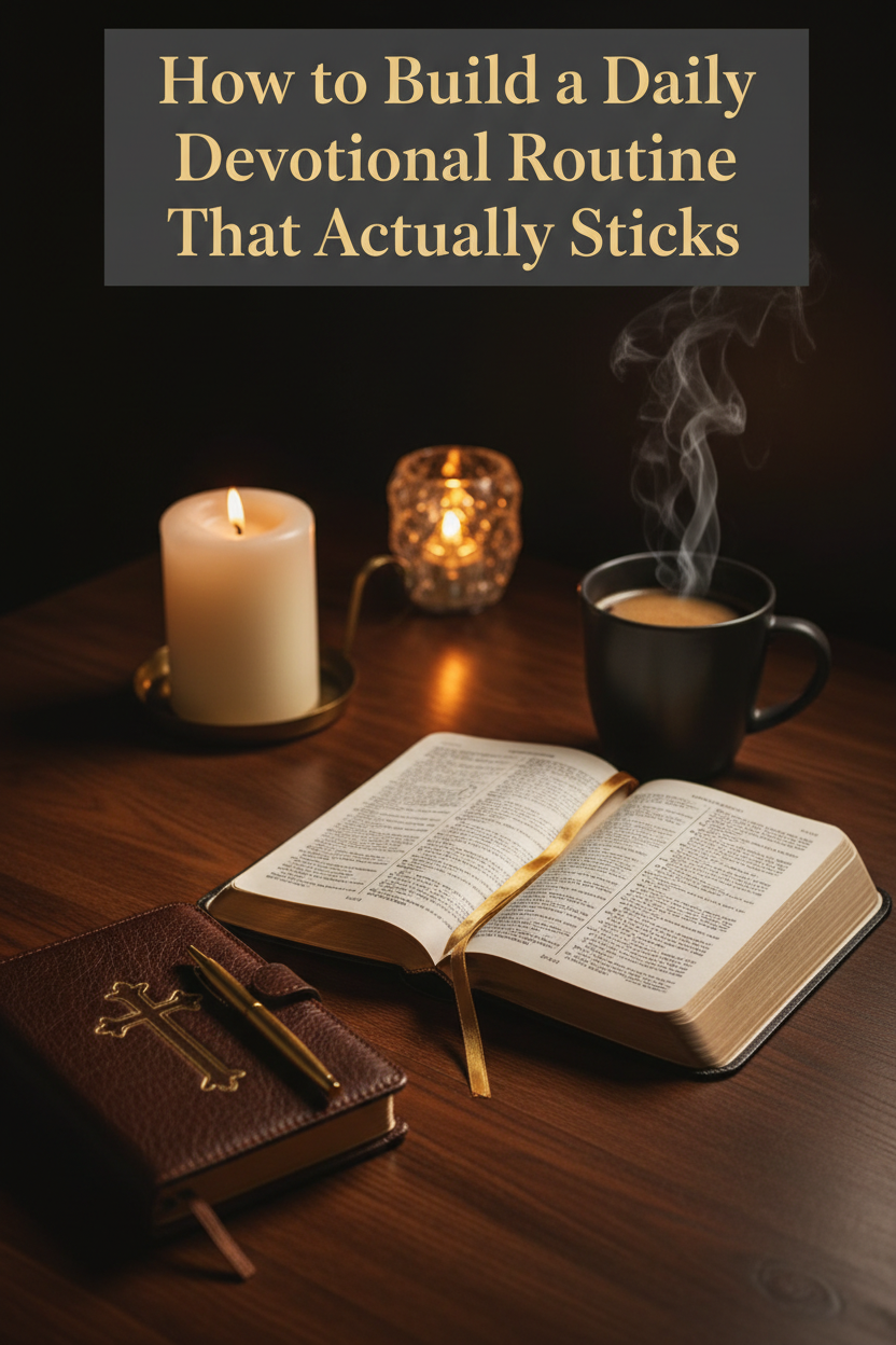 How to Build a Daily Devotional Routine That Actually Sticks