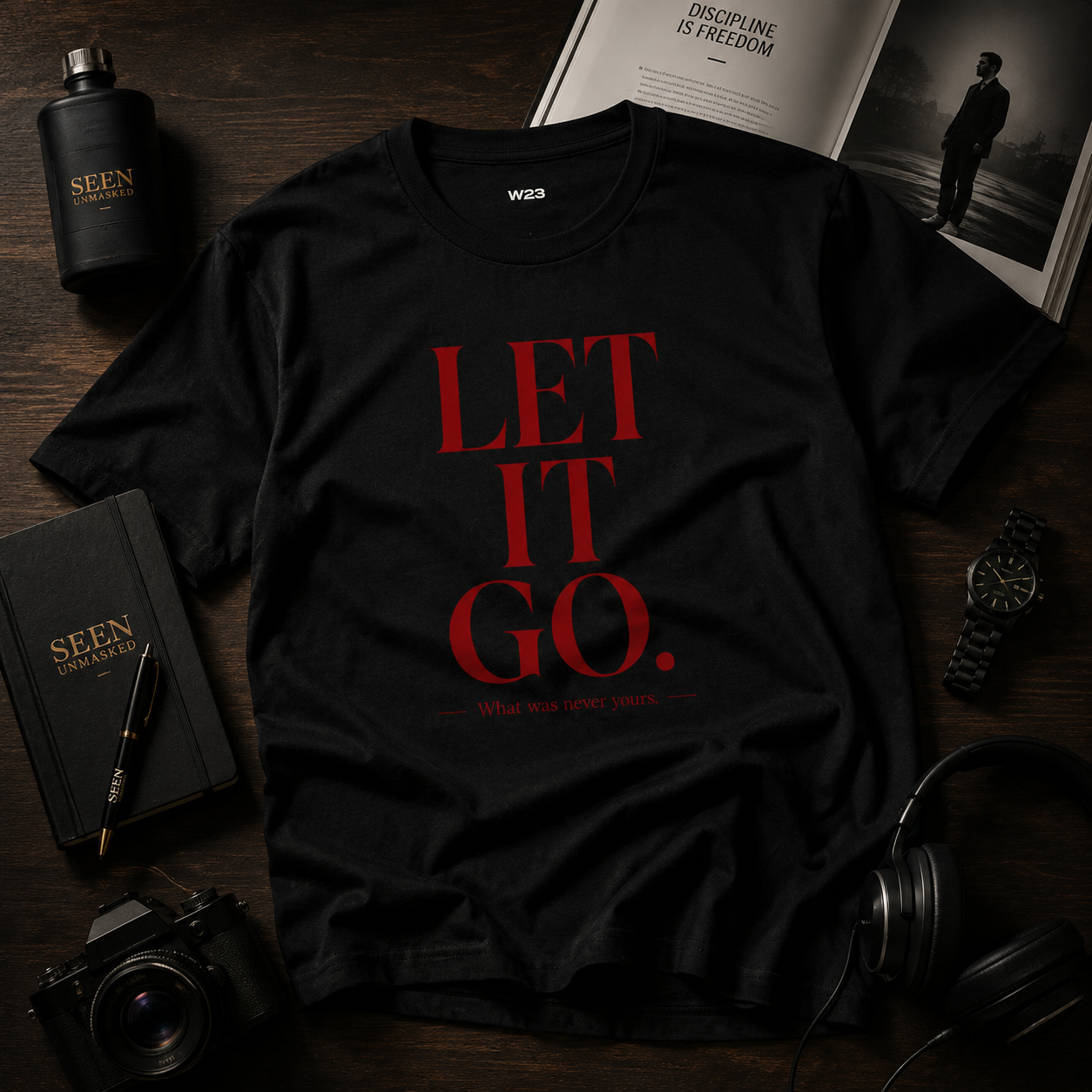 Let It Go Tee — Unisex | SEEN: Unmasked Collection