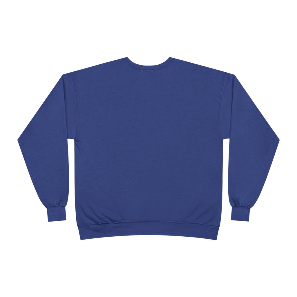 Jesus Crown Crewneck Sweatshirt — Gold Script Inspirational Pullover