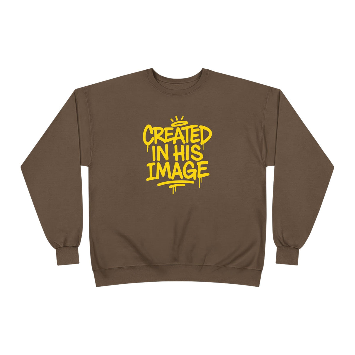 Created In His Image Unisex Sweatshirt — Genesis 1:27 Inspirational Graphic