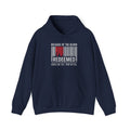 Because of the Blood Unisex Hoodie — Revelation 1:5 Inspirational Redemption Pullover