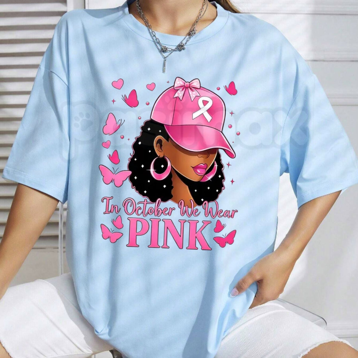 Breast Cancer Awareness Pink Ribbon Butterfly T-Shirt – Hope Warrior Graphic Tee