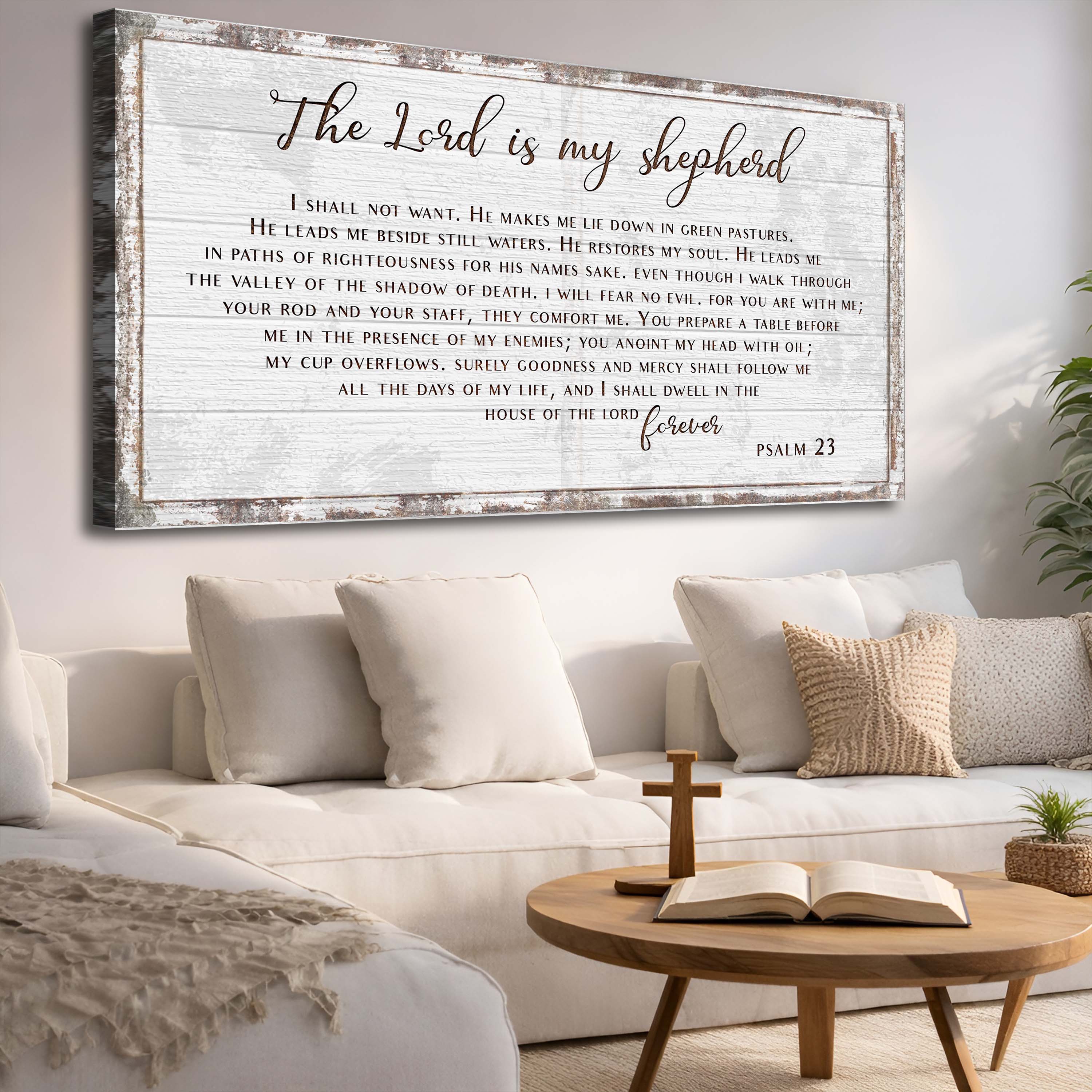 Psalm 23 - The Lord Is My Shepherd Sign III
