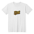 Faith Script Christian Shirt – Bold Minimalist Gold Faith Apparel
