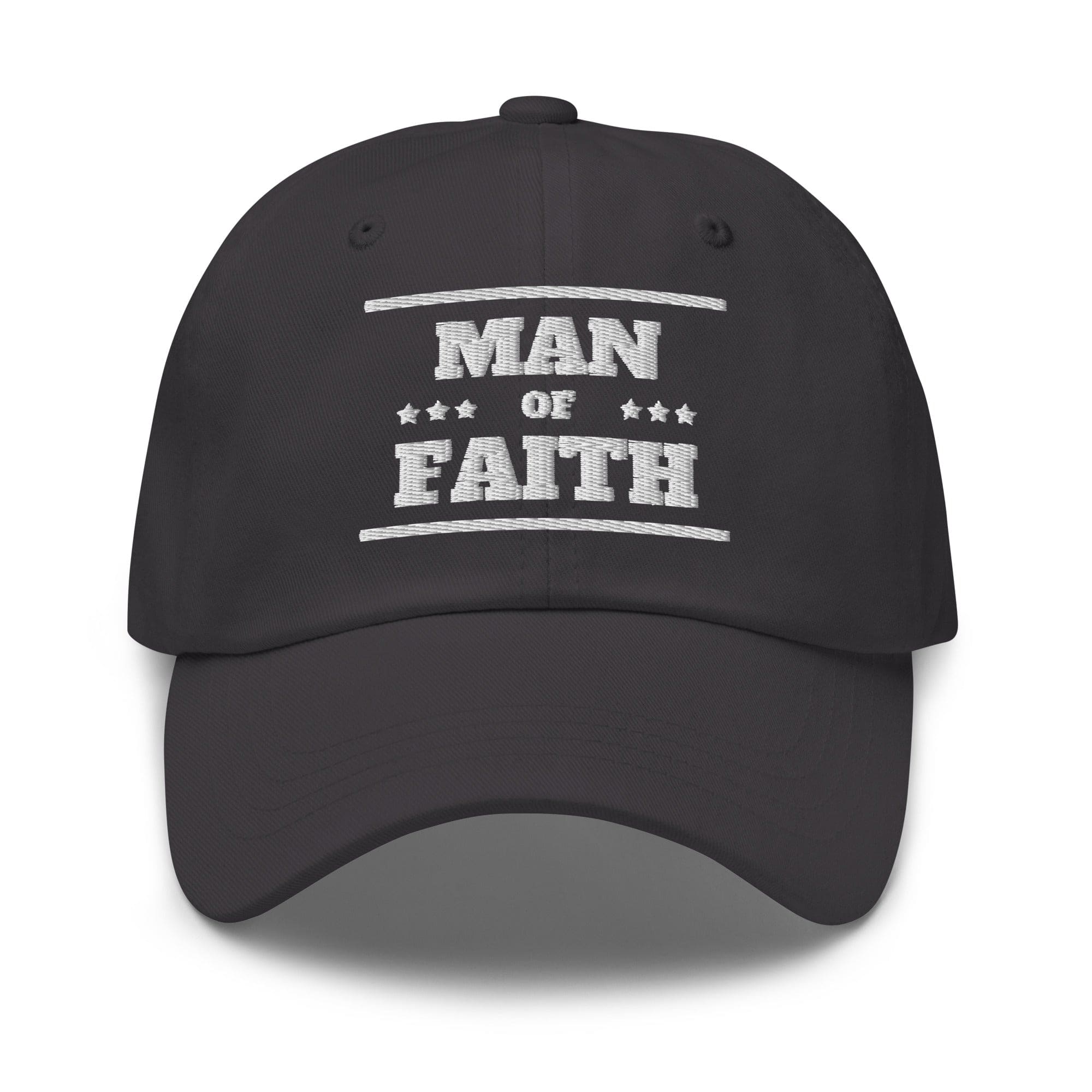 Embroidered Baseball Cap - Adjustable - Man of Faith
