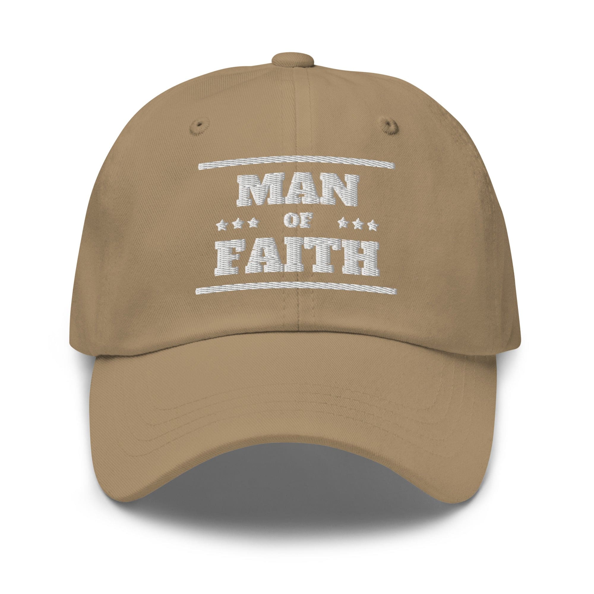 Embroidered Baseball Cap - Adjustable - Man of Faith