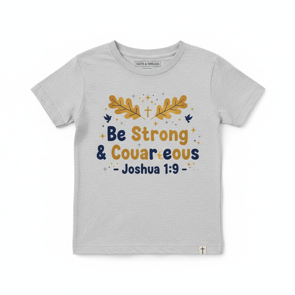 Kids' Be Strong & Courageous Tee