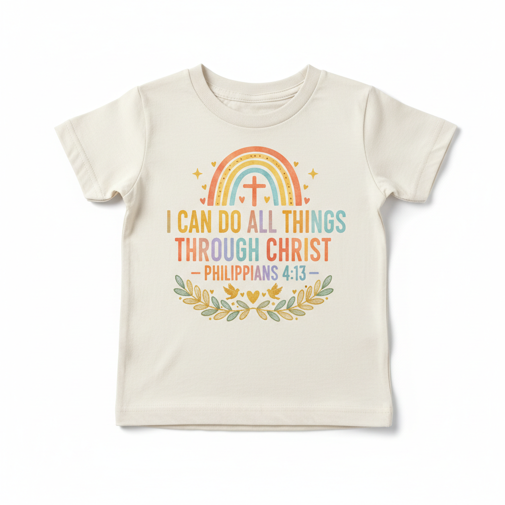 Kids' I Can Do All Things Graphic Tee