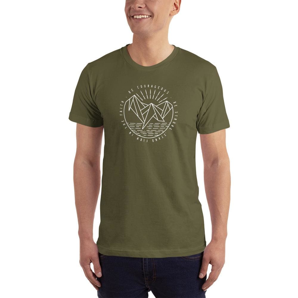 Be Courageous, Be Strong, Stand Firm — 1 Corinthians 16:13 Christian Apparel for Men