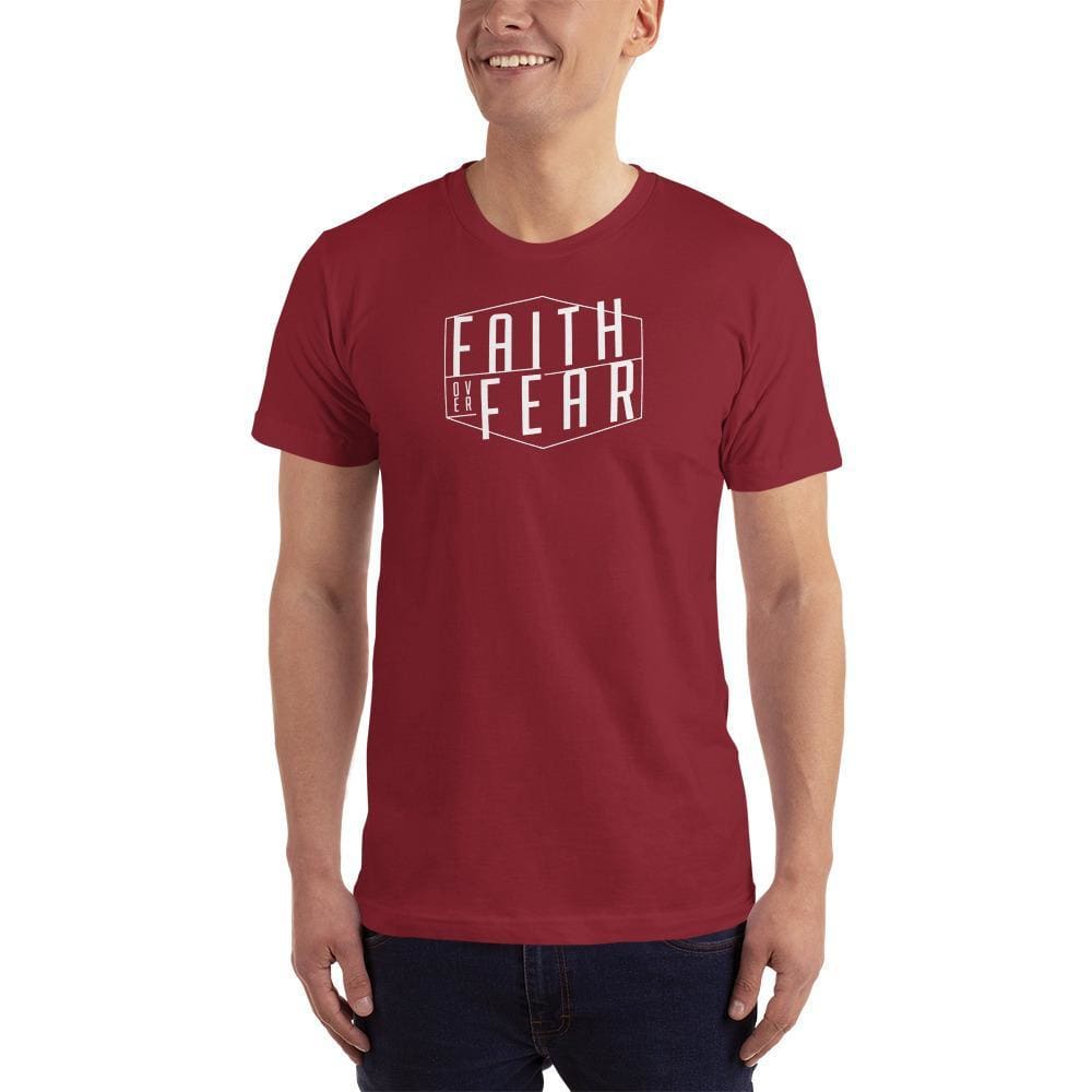 Faith Over Fear T-Shirt — Christian Apparel for Men | Faith Aesthetic Tee