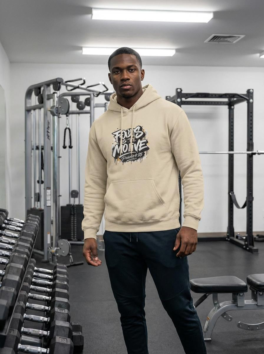 Focus Is The Motive - Graffiti Streetwear Pullover Hoodie